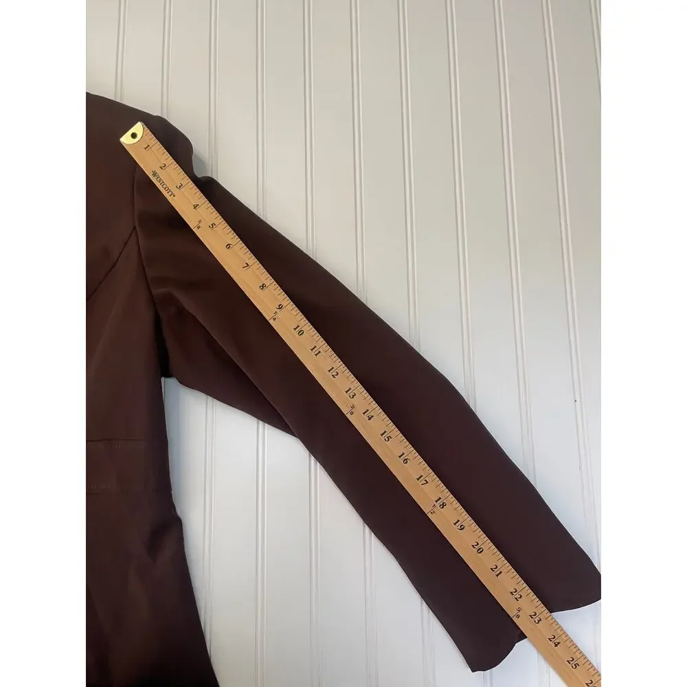 NWT Cato Woman Brown Blazer Plus Size Work Office Academia Womens‎ 16W